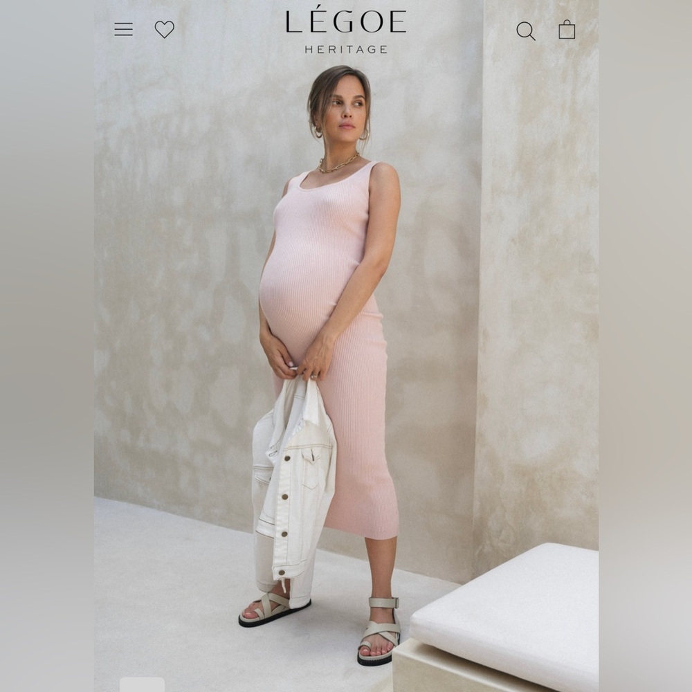 Legoe Heritage Maternity Knit Dress